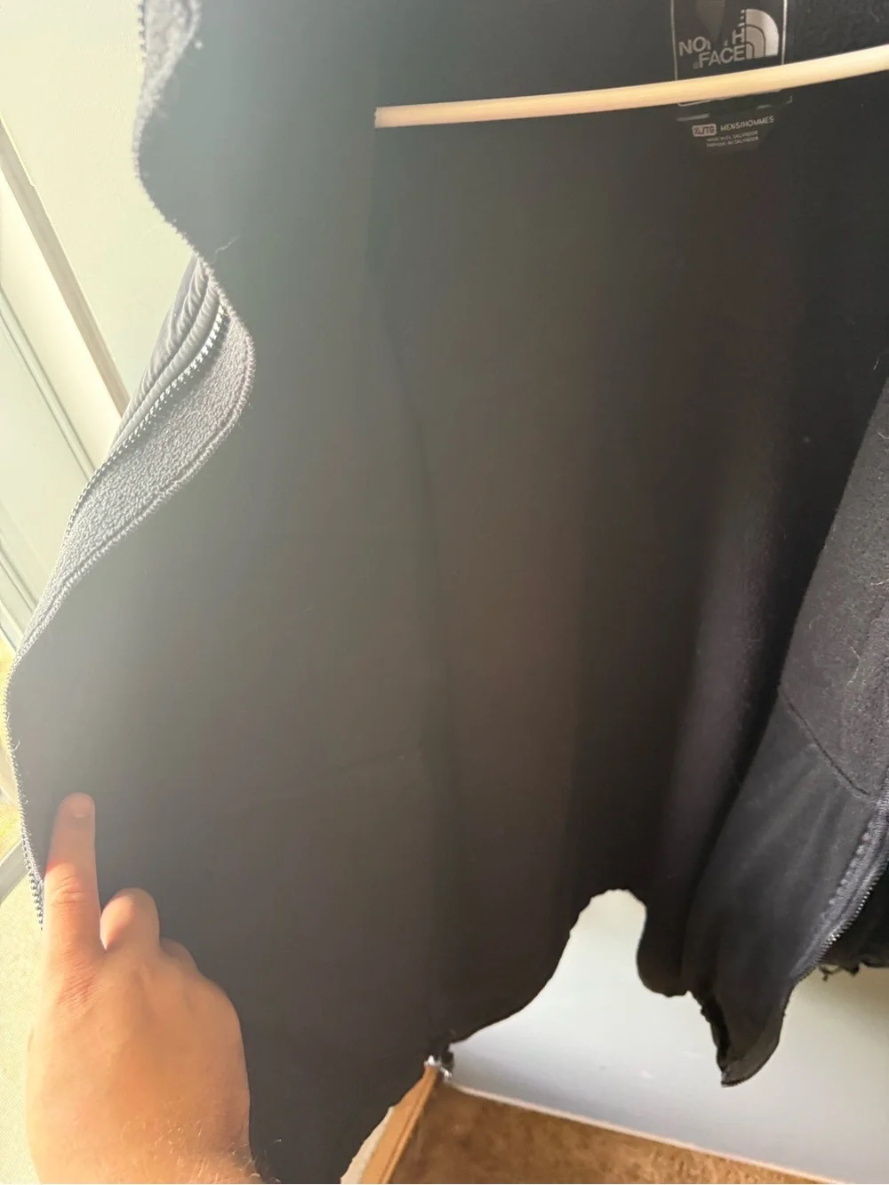 The North Face Men's Black Fleece Jacket - Full Zip (Men’s XL)